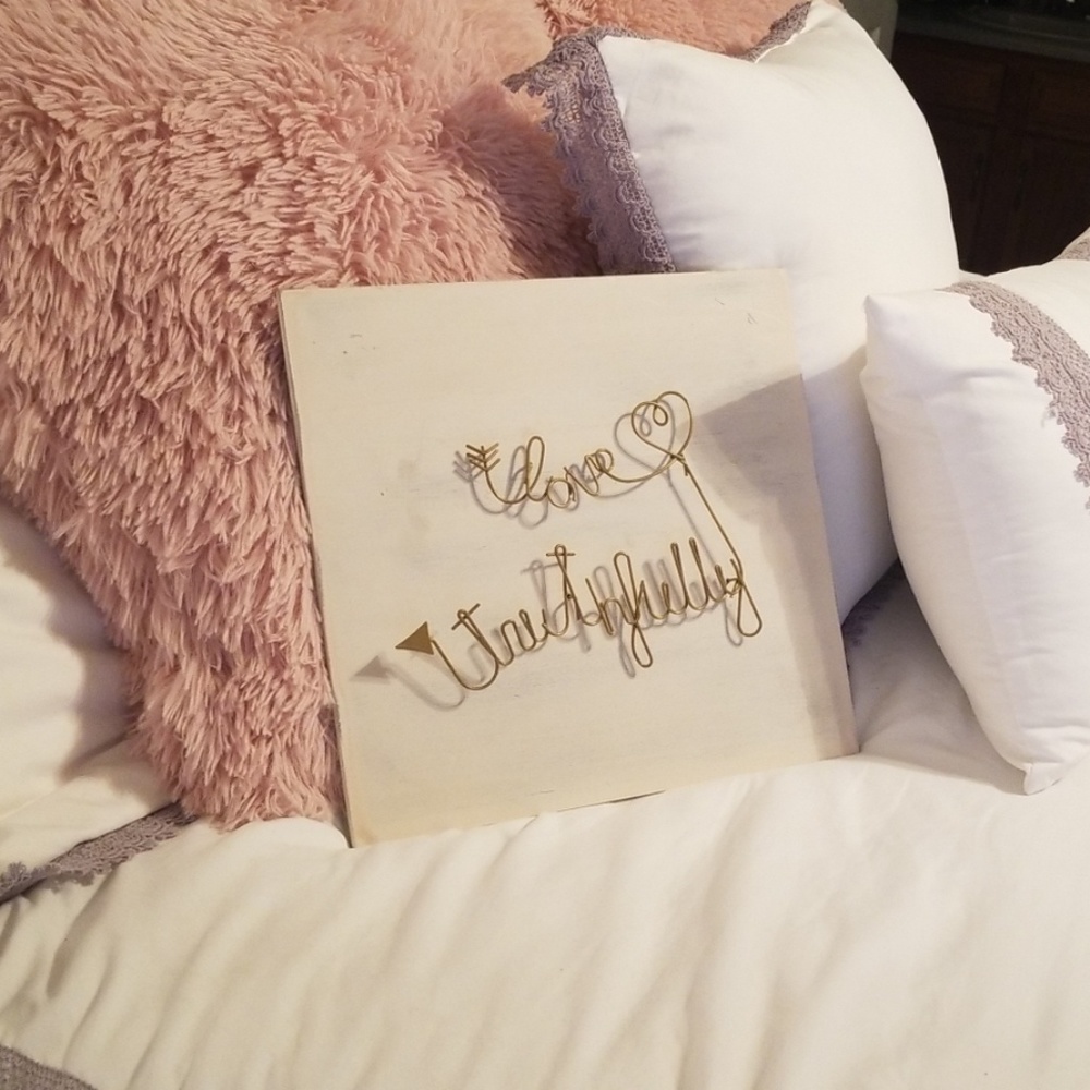 Wood sign